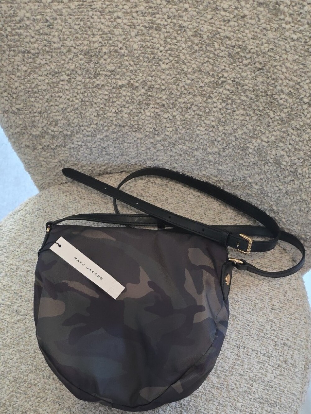 Marc Jacobs Green Camo Preppy Mini Messenger Crossbody Bag - Picture 3 of 14